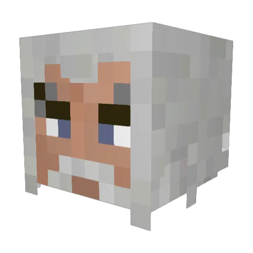 Kadett22 Minecraft avatar head, 3D render