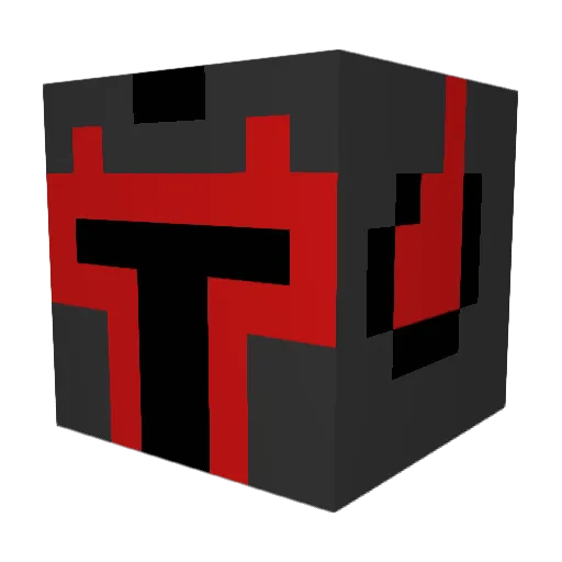 Kadetten Minecraft avatar head, 3D render
