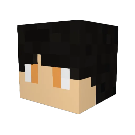 Kadhem Minecraft avatar head, 3D render