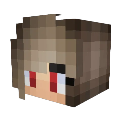 KadirAllen Minecraft avatar head, 3D render
