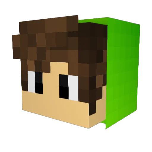 Kadirhan_Pro_K Minecraft avatar head, 3D render
