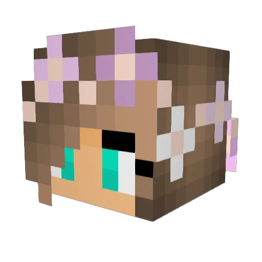 KaeDaSAVAGE Minecraft avatar head, 3D render