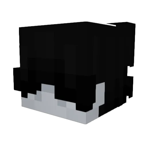 KaeMinNa Minecraft avatar head, 3D render
