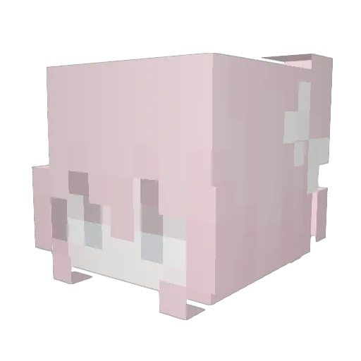 KaePeng Minecraft avatar head, 3D render