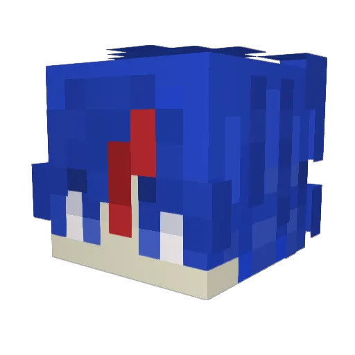 Kaechan9135 Minecraft avatar head, 3D render