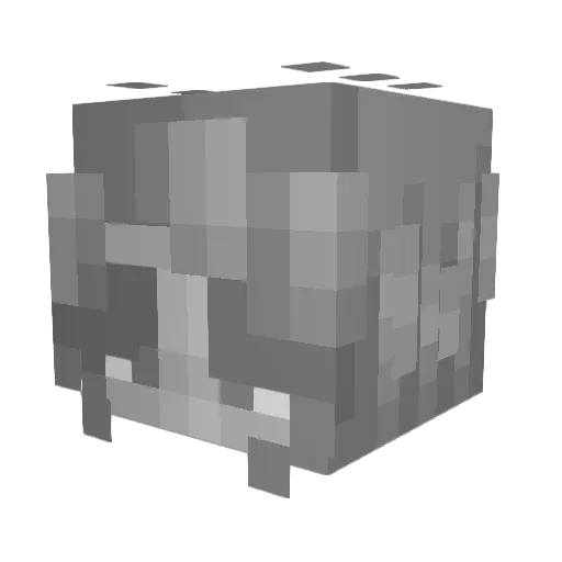 Kaeesuki Minecraft avatar head, 3D render