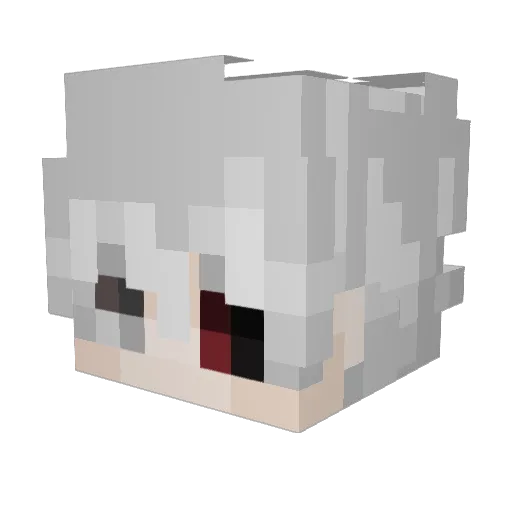 Kaeev3 Minecraft avatar head, 3D render