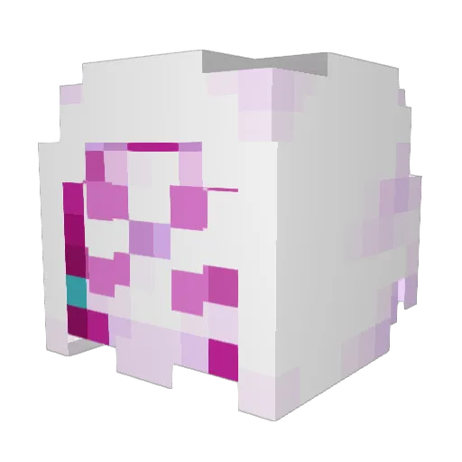 Kaelvora Minecraft avatar head, 3D render