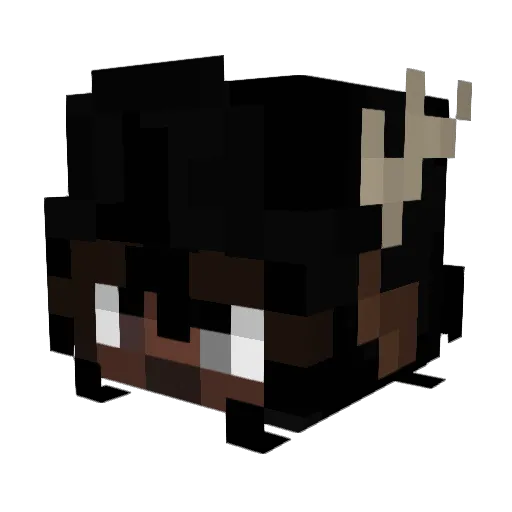 Kaemanic Minecraft avatar head, 3D render