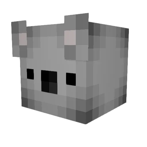 KaempeJadder Minecraft avatar head, 3D render