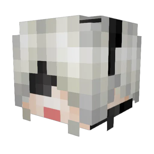 KaenicRooken Minecraft avatar head, 3D render