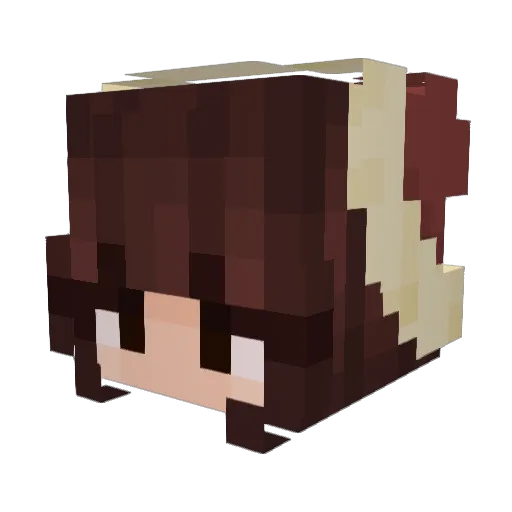 Kaeochai Minecraft avatar head, 3D render