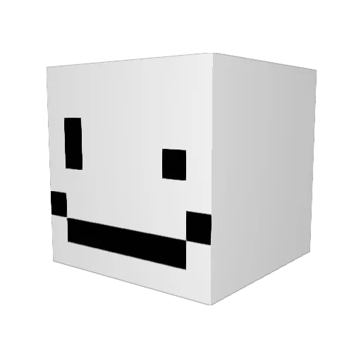 Kaerason Minecraft avatar head, 3D render