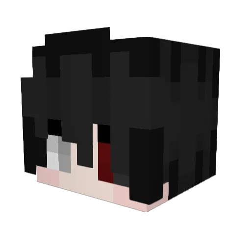 KaerithMC Minecraft avatar head, 3D render