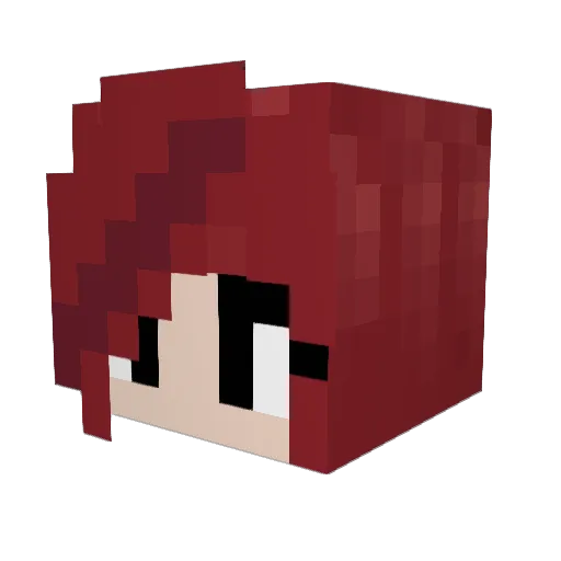 Kaeru20 Minecraft avatar head, 3D render