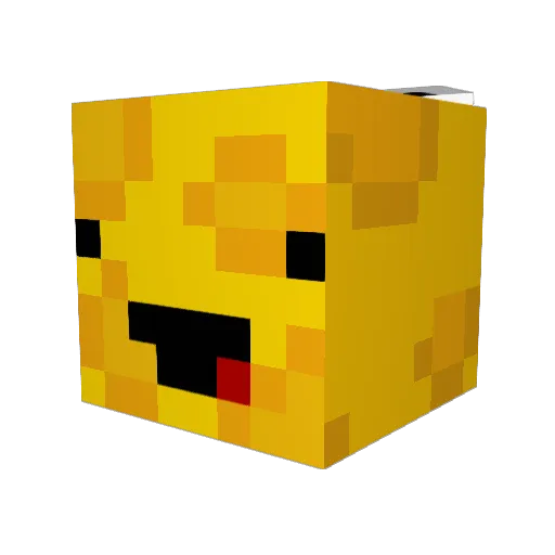 KaesinatorLP Minecraft avatar head, 3D render