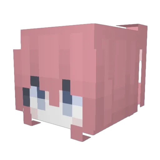 KaeweyMC Minecraft avatar head, 3D render