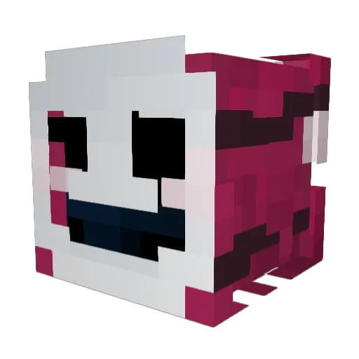 Kaffe2411 Minecraft avatar head, 3D render