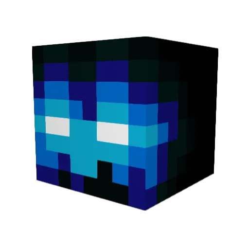 Kaffeebecher Minecraft avatar head, 3D render