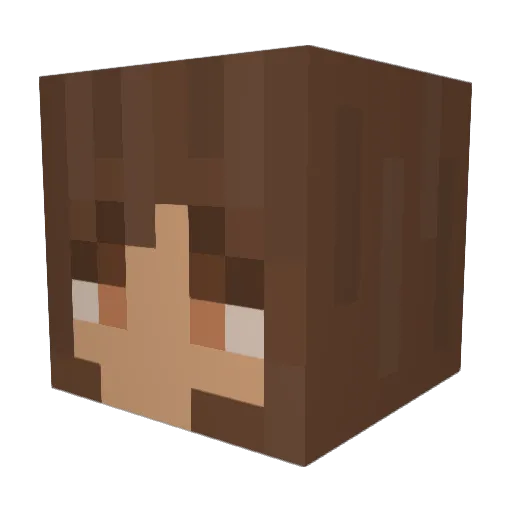 Kaffekanna8 Minecraft avatar head, 3D render