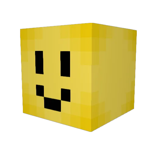 KafkaK9 Minecraft avatar head, 3D render