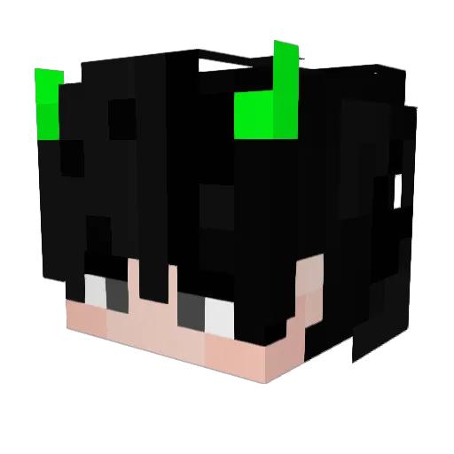 Kafkasli77 Minecraft avatar head, 3D render