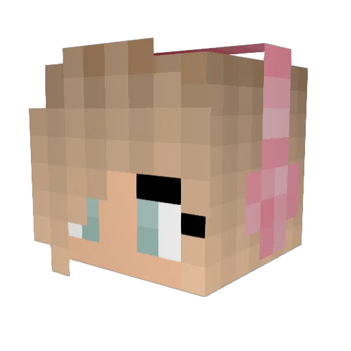 Kafoo329 Minecraft avatar head, 3D render
