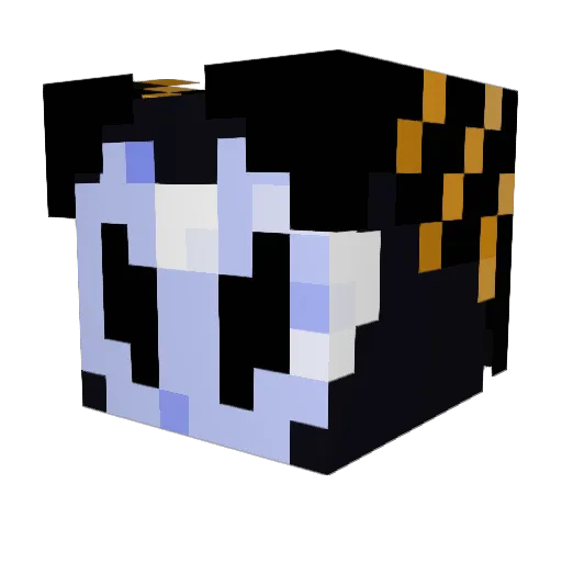Kage_0 Minecraft avatar head, 3D render