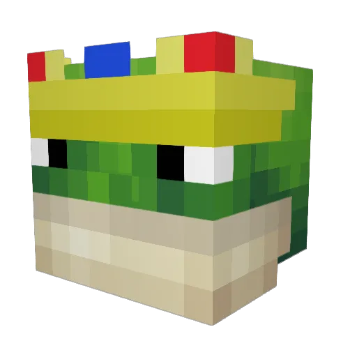 Kagein_9 Minecraft avatar head, 3D render
