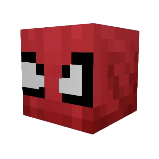 Kagero1 Minecraft avatar head, 3D render
