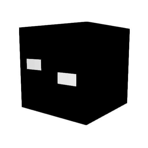 Kagjn Minecraft avatar head, 3D render