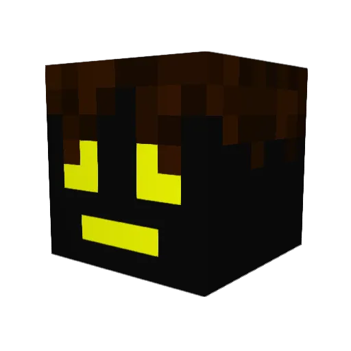 Kagurian Minecraft avatar head, 3D render