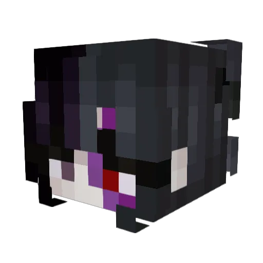 Kaguya_x3 Minecraft avatar head, 3D render