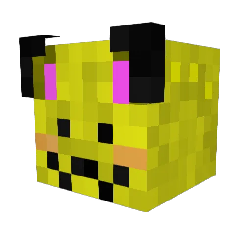 Kahdo2012 Minecraft avatar head, 3D render