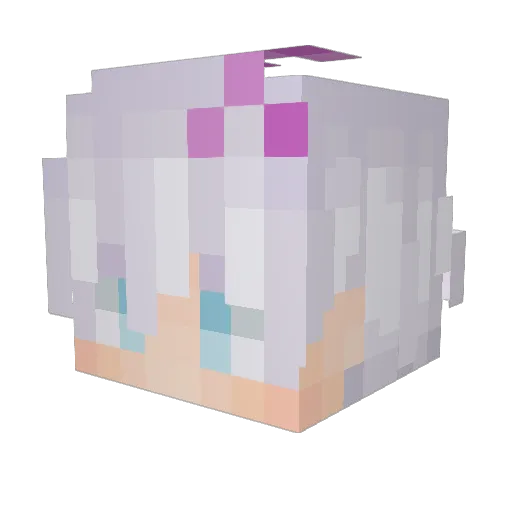 Kahiz2x Minecraft avatar head, 3D render