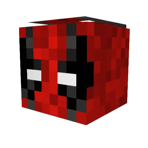 KahlaHawkstone Minecraft avatar head, 3D render