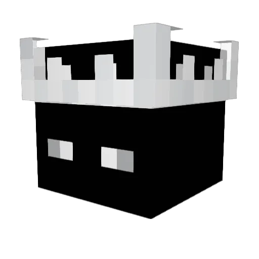 Kahootmaster_27 Minecraft avatar head, 3D render