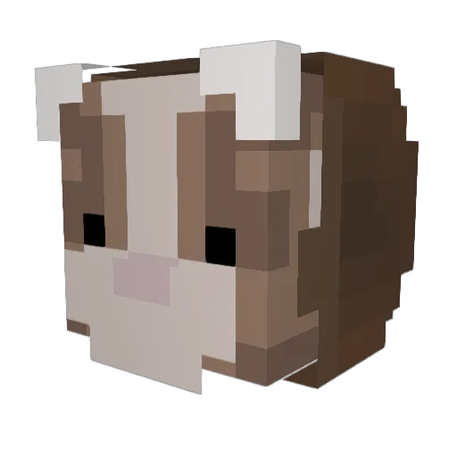 Kai135x Minecraft avatar head, 3D render