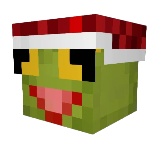 Kai496 Minecraft avatar head, 3D render