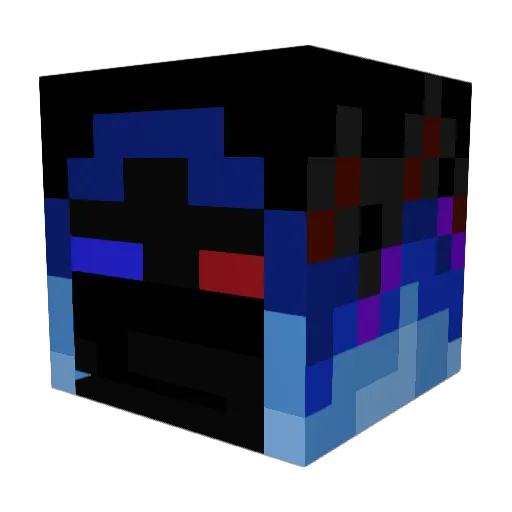 Kai567 Minecraft avatar head, 3D render