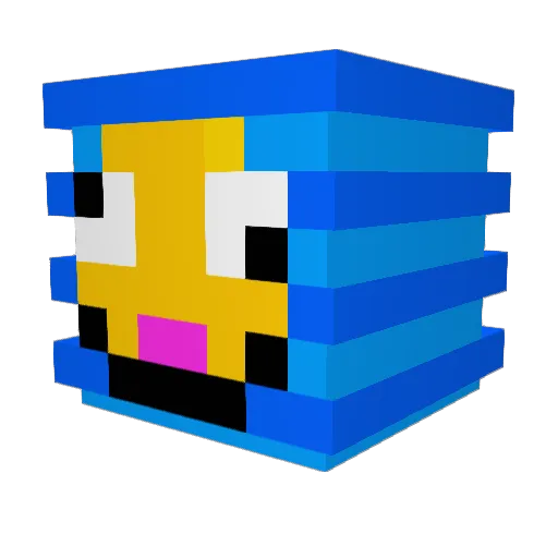 KaiBoogie15 Minecraft avatar head, 3D render
