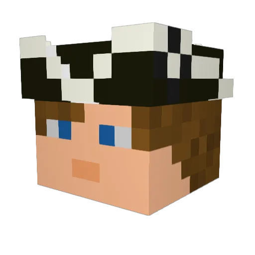 KaiDavies14 Minecraft avatar head, 3D render