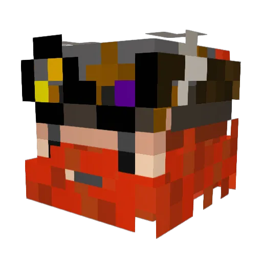KaiHenriksen Minecraft avatar head, 3D render