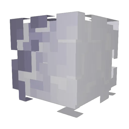 KaiJSama Minecraft avatar head, 3D render