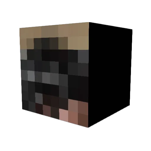 KaiKid28 Minecraft avatar head, 3D render