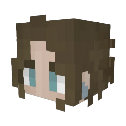 KaiLee09 Minecraft avatar head, 3D render