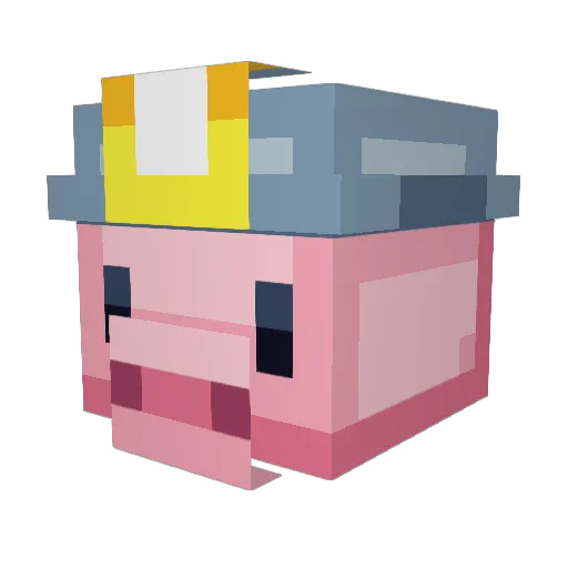 KaiLikesPieXD Minecraft avatar head, 3D render