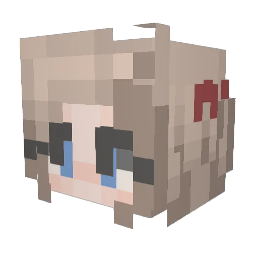 KaiLothbrok Minecraft avatar head, 3D render