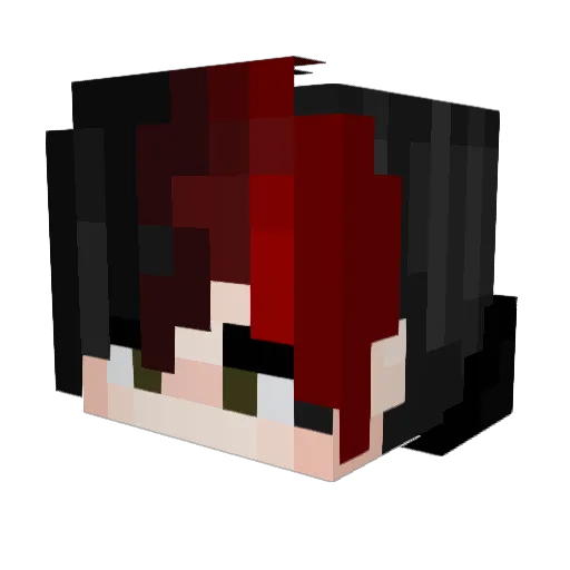 KaiRossBest Minecraft avatar head, 3D render