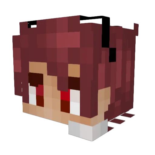 KaiTalksTooMuch Minecraft avatar head, 3D render